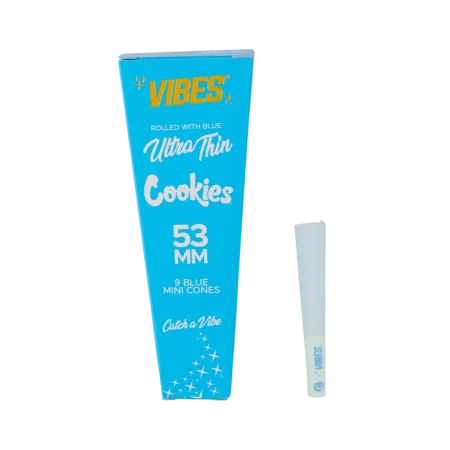 VIBES X COOKIES 53MM CONES 1PK-9CT ULTRA THIN