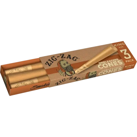 Zig Zag Cones King Size 1PK-3CT