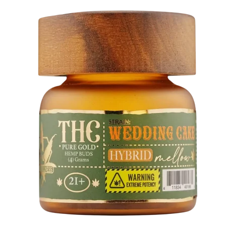 Hemp Wellness Pure Gold THC Hemp Buds 4G