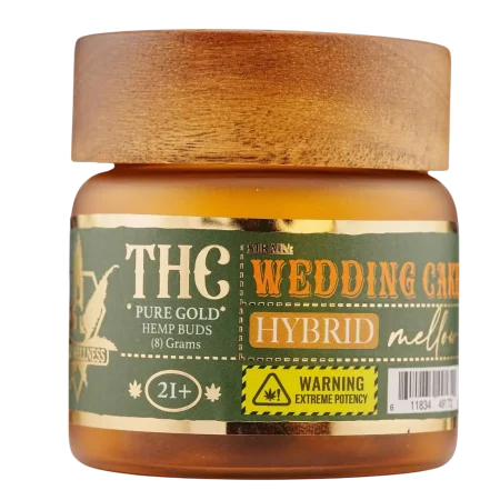 Hemp Wellness Pure Gold THC Hemp Buds 8G