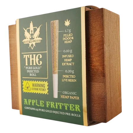 Hemp Wellness Pure Gold THC Injected Prerolls 2G -15CT