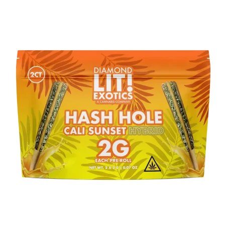 LIT Exotics Diamond Hashole Prerolls 2G 1PK-2CT