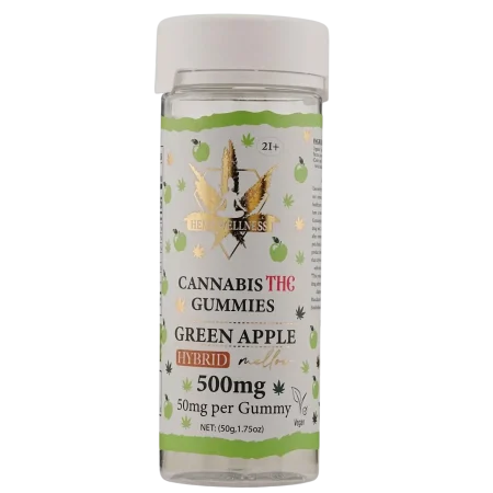 Hemp Wellness Pure Gold THC Gummies 500MG - 10CT