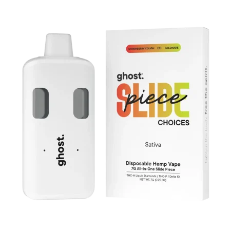 Ghost THC-H/THC-P/Delta-10 Liquid Diamonds All-In-One Slide Piece Disposable 7G Ghost THC-H/THC-P/Delta-10 Liquid Diamonds All-In-One Slide Piece Disposable 7G