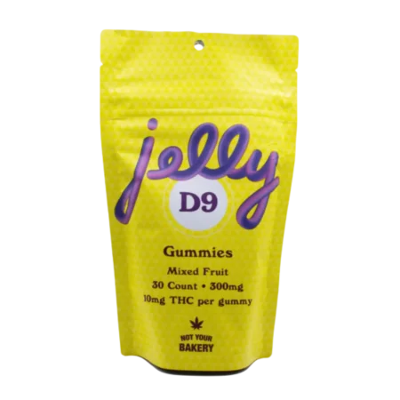 Jelly D9/THC Gummies 300MG-30CT Mixed Fruit/Hybrid