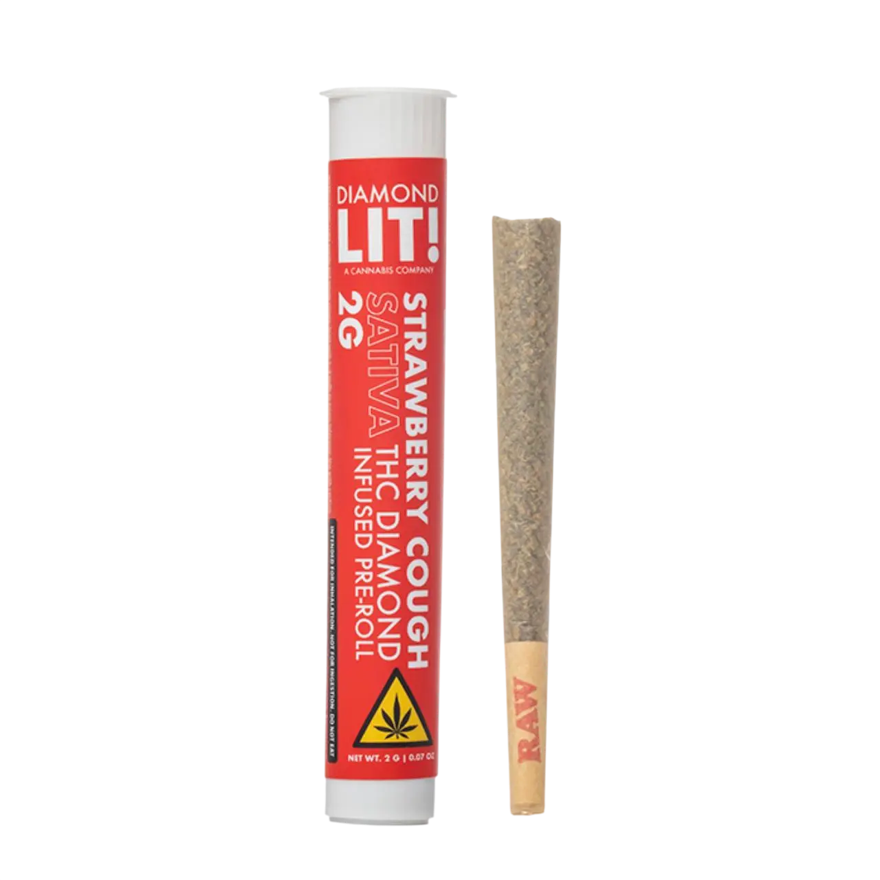 LIT THC Diamond Infused Prerolls Joint 2G-1CT LIT THC Diamond Infused Prerolls Joint 2G-1CT