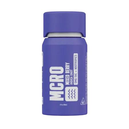 MCRO THC Chill Shots 5MG - Mixed Berry/Indica