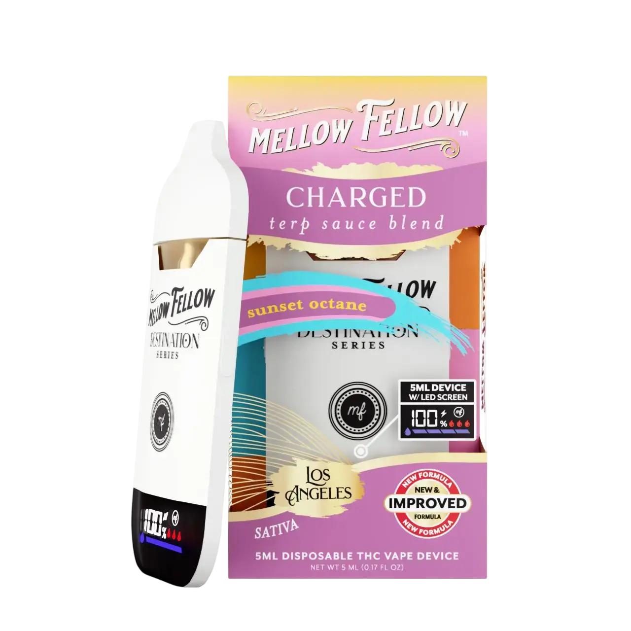 Mellow Fellow Terp Sauce Blend Disposable 5ML Mellow Fellow Terp Sauce Blend Disposable 5ML