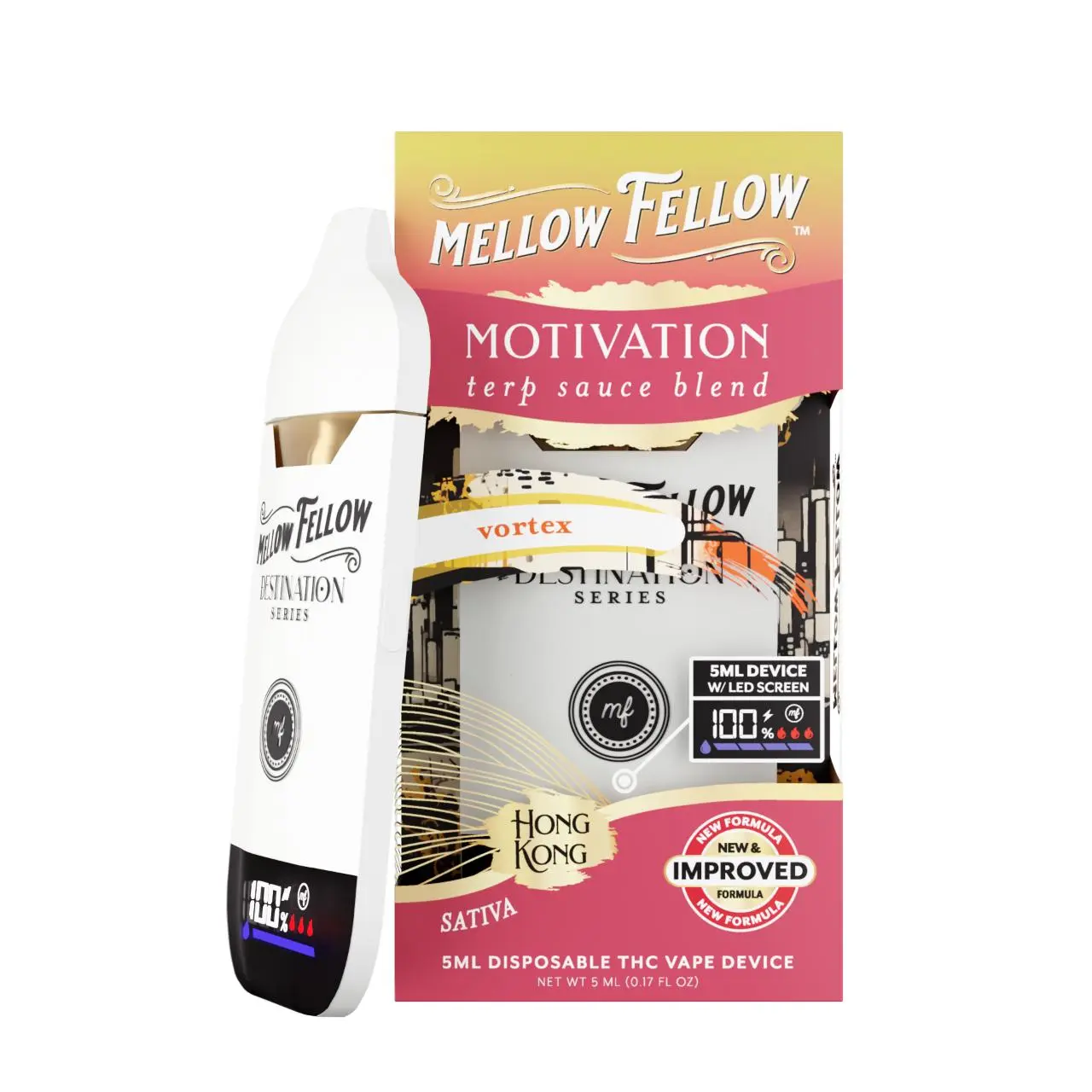 Mellow Fellow Terp Sauce Blend Disposable 5ML Mellow Fellow Terp Sauce Blend Disposable 5ML