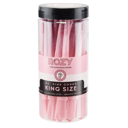 Rozy Pink Cones 50ct Jar