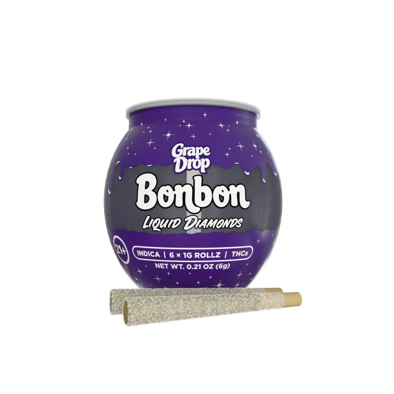 Bonbon THCA Liquid Diamonds Prerolls 1G-6CT Bonbon THCA Liquid Diamonds Prerolls 1G-6CT