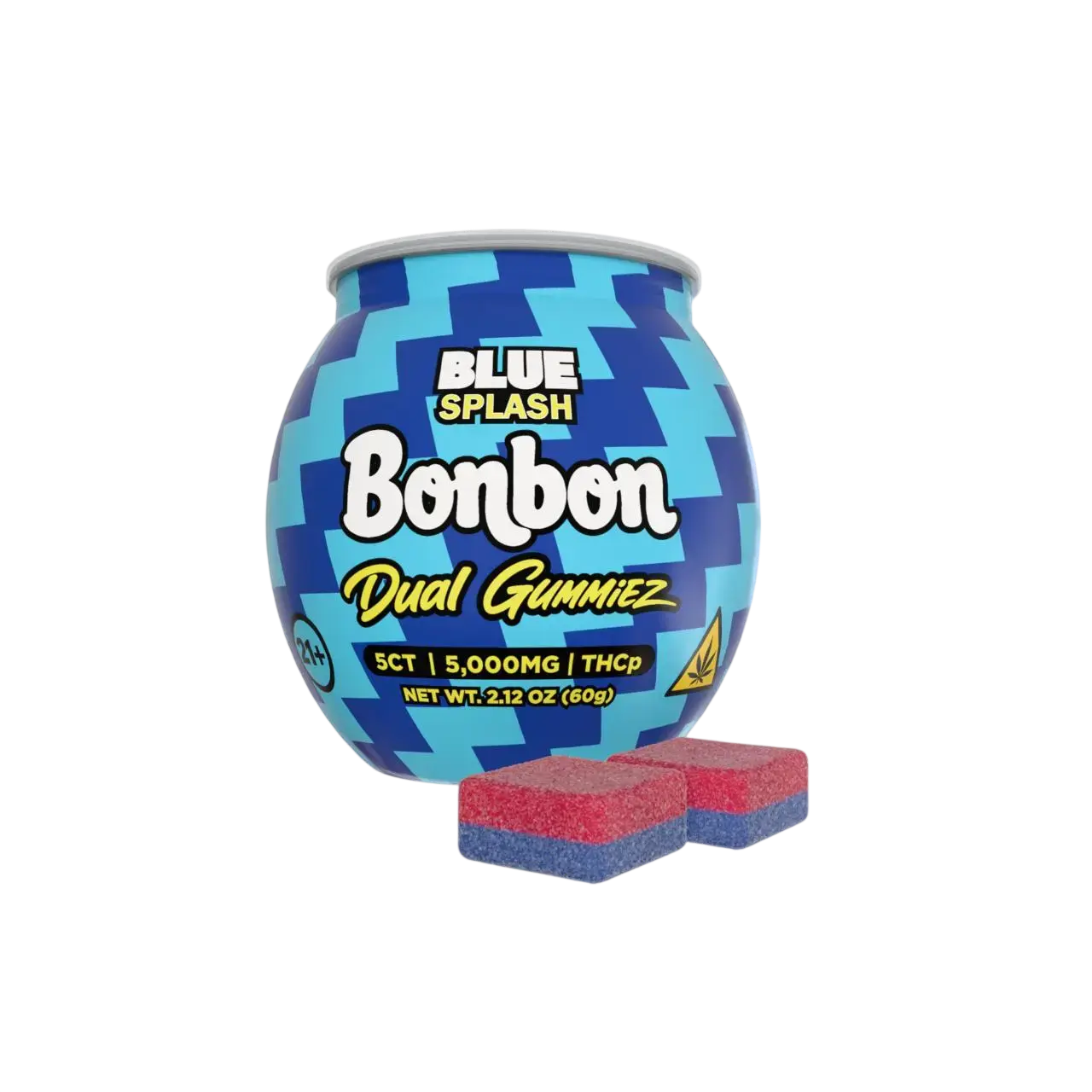 Bonbon THCP Dual Gummies 5000MG -5CT Bonbon THCP Dual Gummies 5000MG -5CT