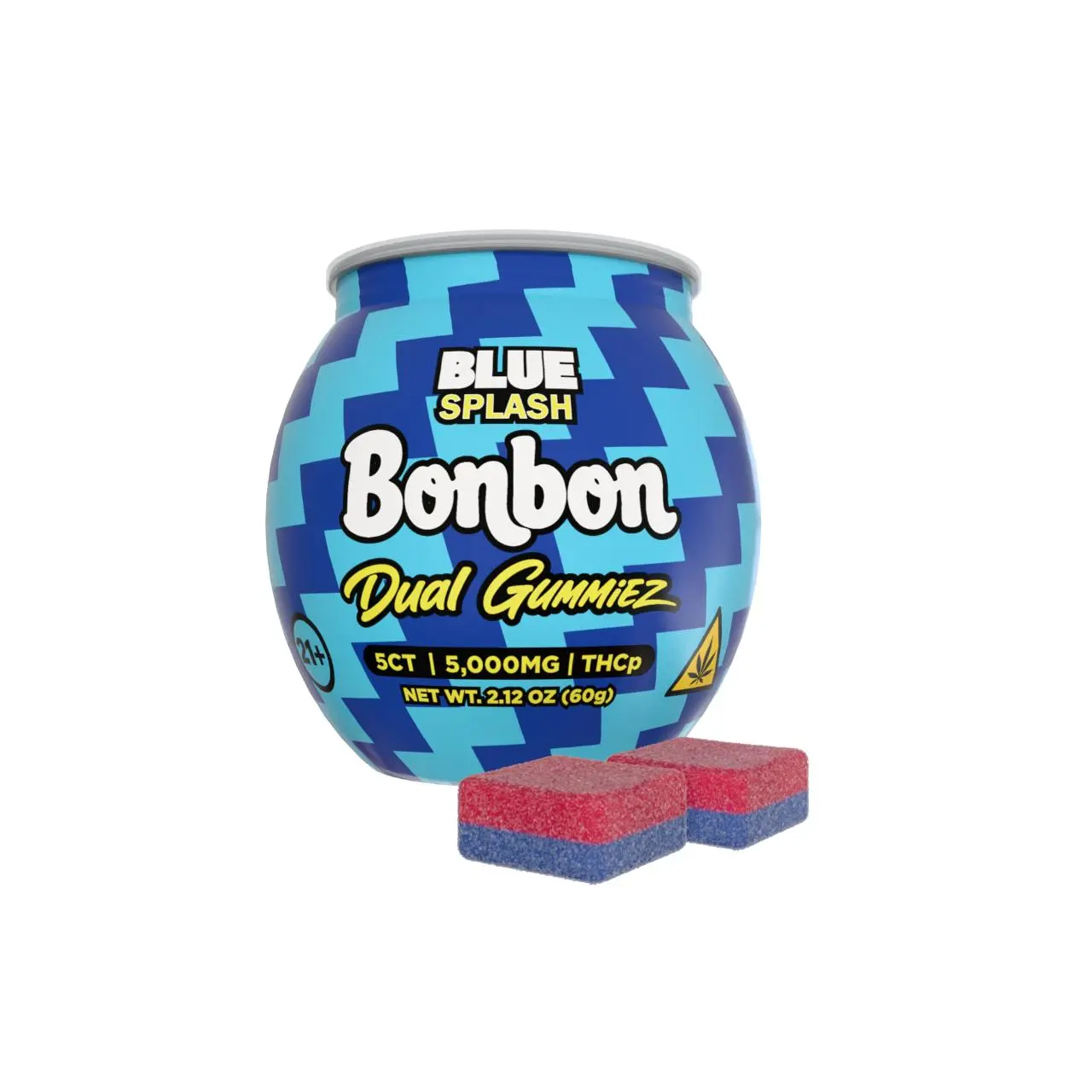 Bonbon THCP Dual Gummies 5000MG -5CT Bonbon THCP Dual Gummies 5000MG -5CT