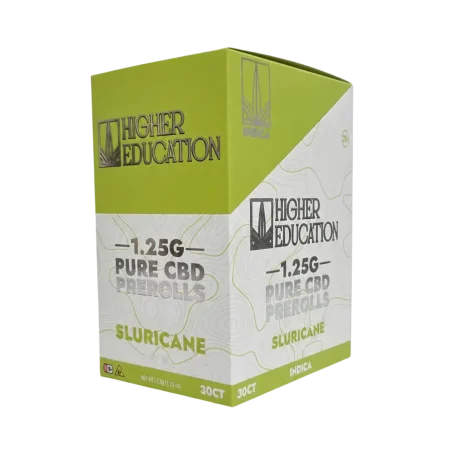 Higher Education Pure CBD Prerolls 1.25G 1PK-30CT
