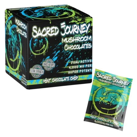 Sacred Journey Mushroom Chocolate 80000MG 1PK-20CT Sacred Journey Mushroom Chocolate 80000MG 1PK-20CT