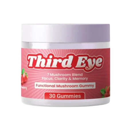 Third Eye Functional Mushroom Gummies-30CT Strawberry