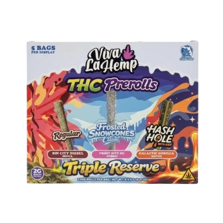Viva la Hemp THC Triple Reserve Prerolls 2G-1PK