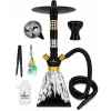 Aadhi Flame Premium Hookah Kit - Black & White
