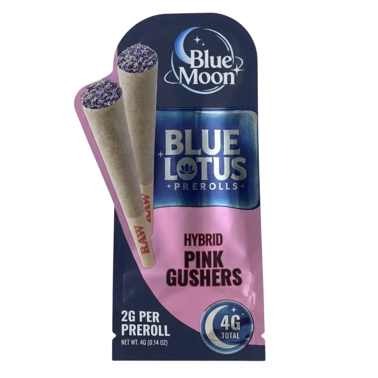 Blue Moon Blue Lotus Prerolls 4G-2CT Blue Moon Blue Lotus Prerolls 4G-2CT