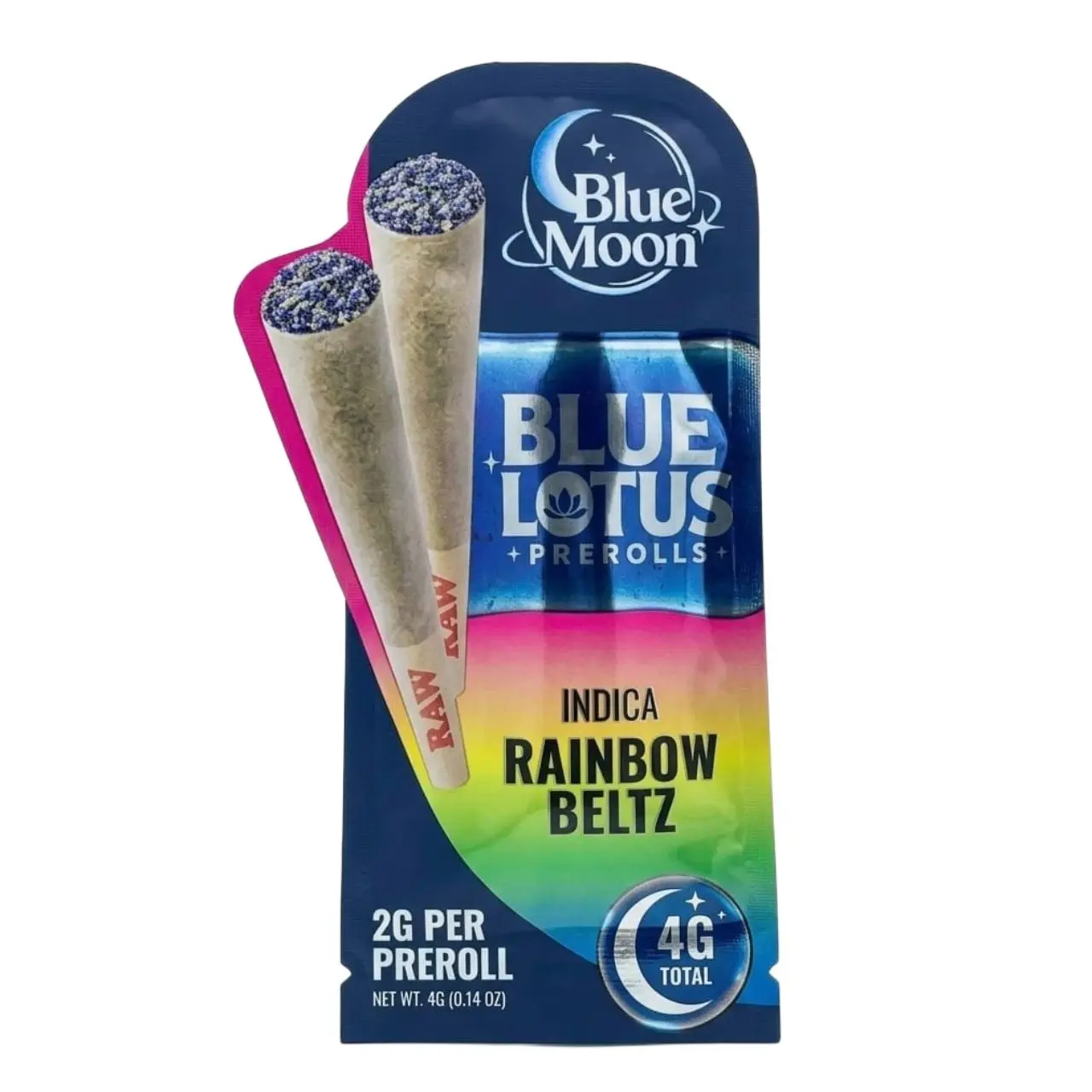 Blue Moon Blue Lotus Prerolls 4G-2CT Blue Moon Blue Lotus Prerolls 4G-2CT