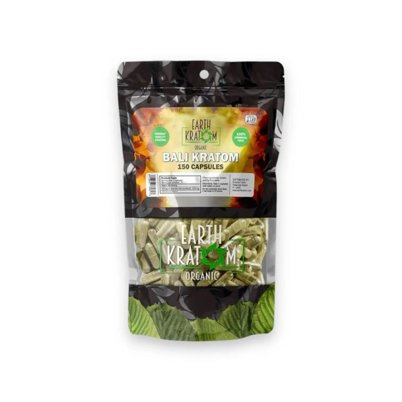 Earth Kratom Capsules 150CT Earth Kratom Capsules 150CT