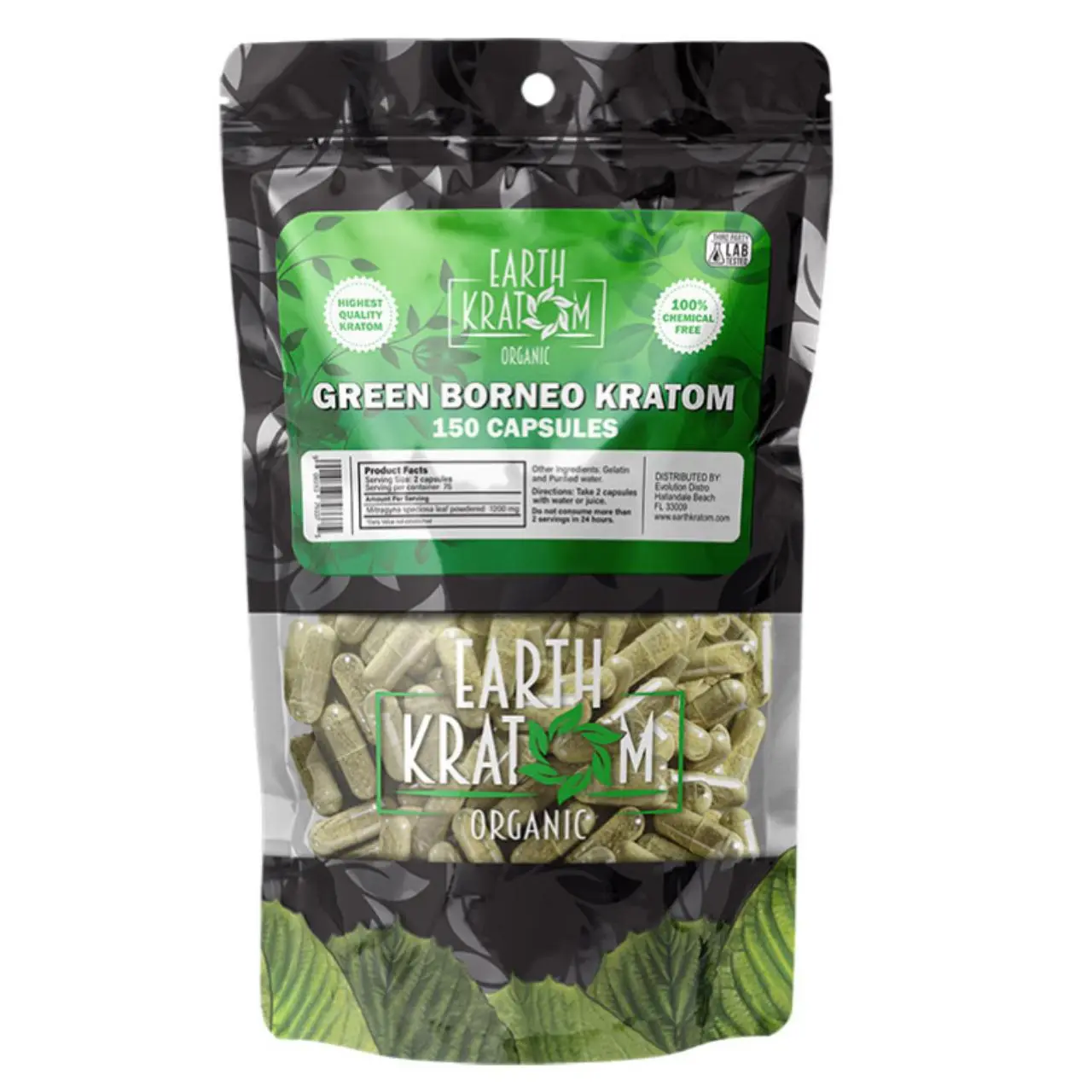 Earth Kratom Capsules 150CT Earth Kratom Capsules 150CT