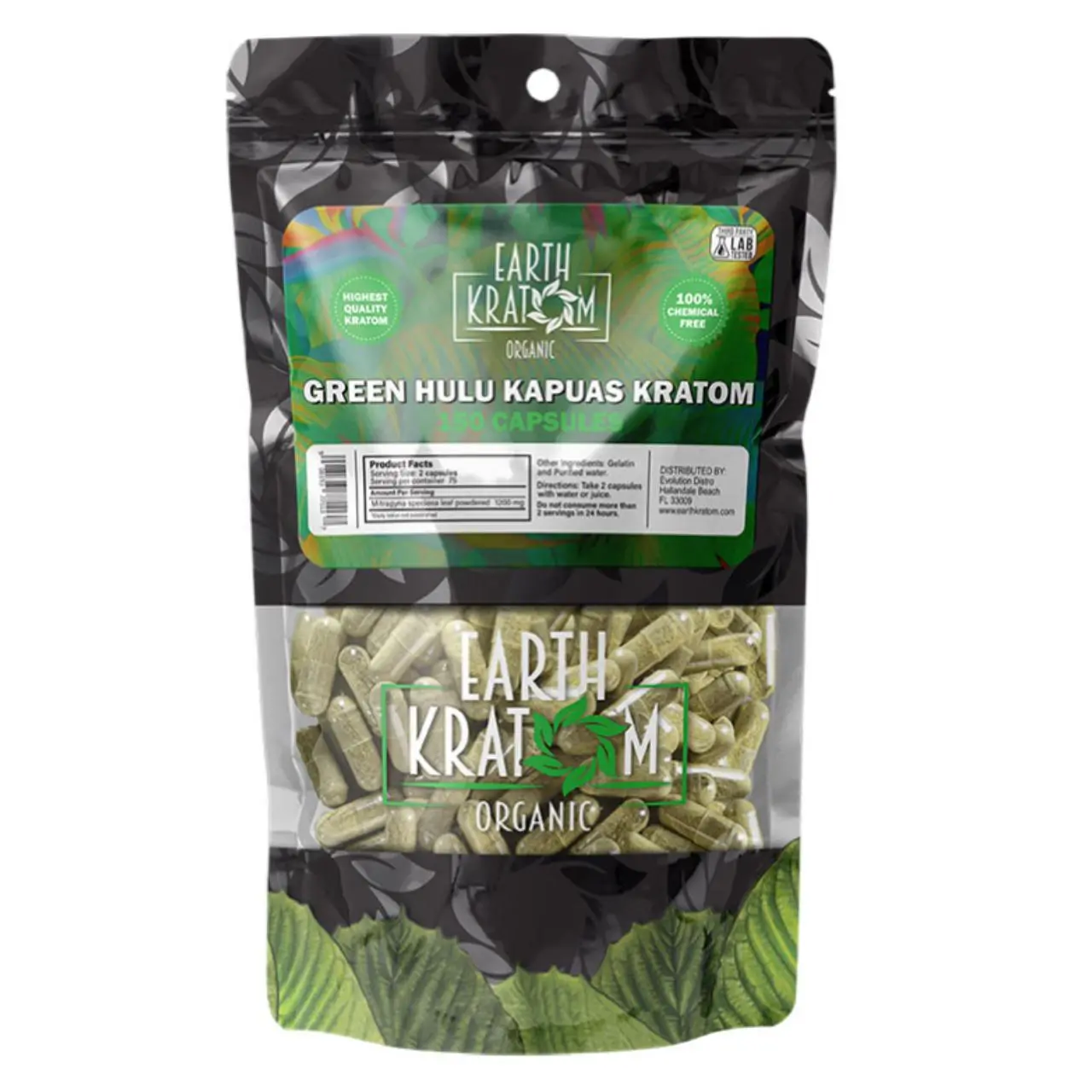Earth Kratom Capsules 150CT Earth Kratom Capsules 150CT