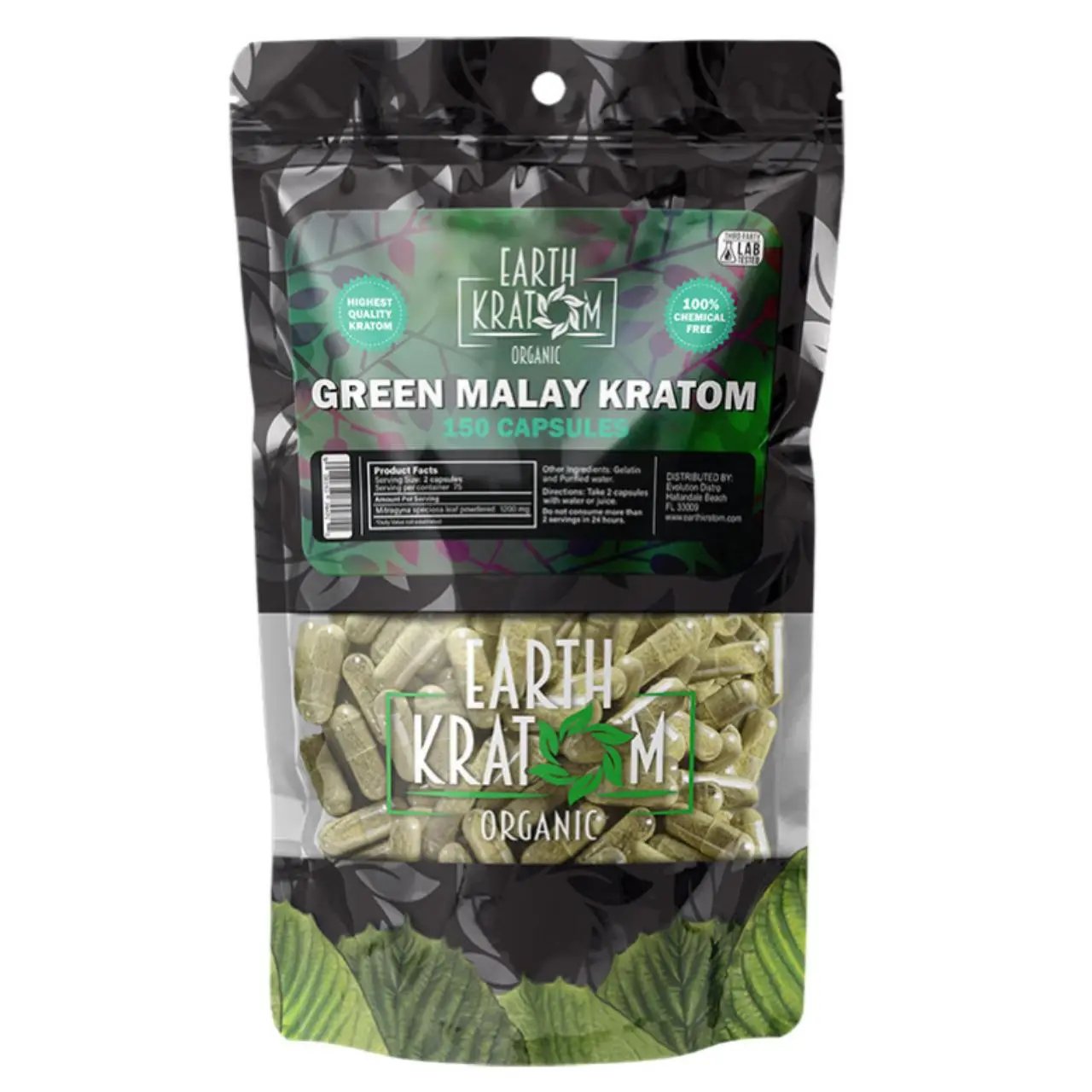 Earth Kratom Capsules 150CT Earth Kratom Capsules 150CT