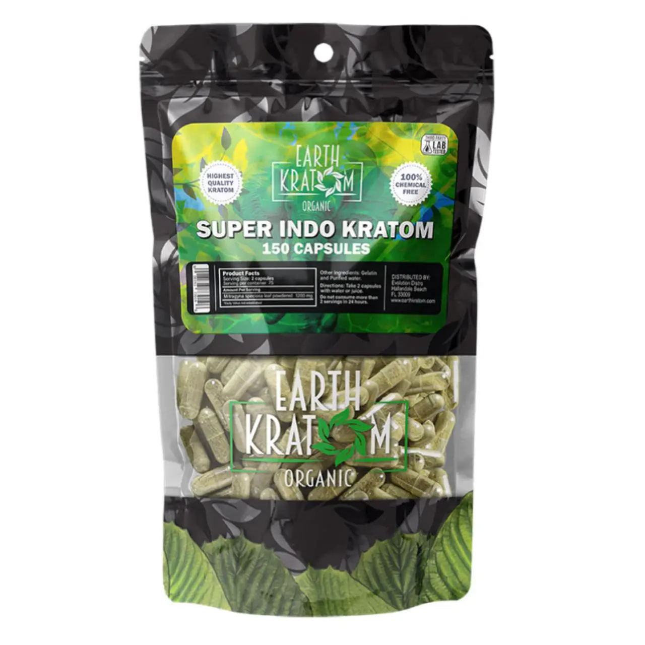 Earth Kratom Capsules 150CT Earth Kratom Capsules 150CT