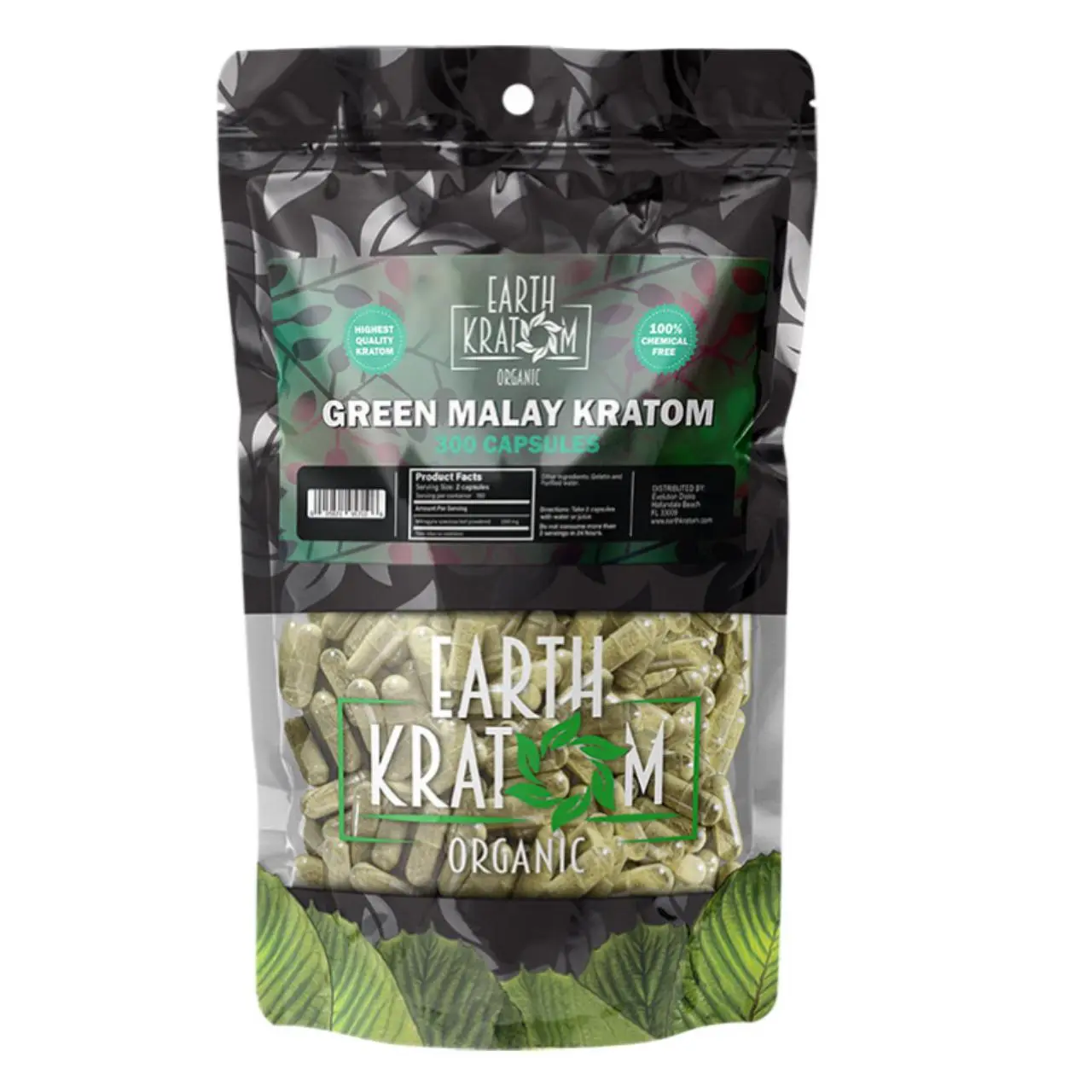 Earth Kratom Capsules 300CT Earth Kratom Capsules 300CT
