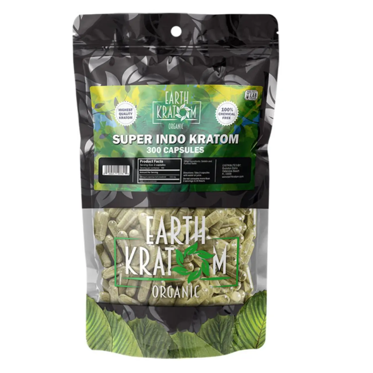 Earth Kratom Capsules 300CT Earth Kratom Capsules 300CT