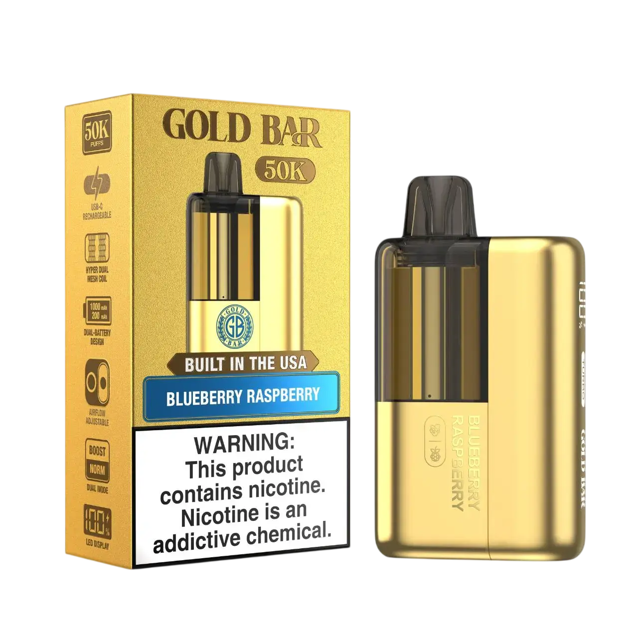 Gold Bar Max 50000 Puff Disposable Gold Bar Max 50000 Puff Disposable
