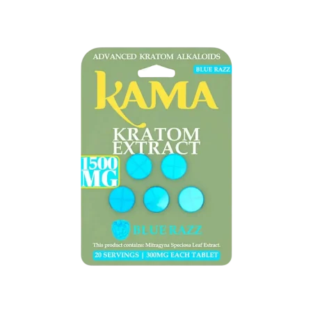 KAMA Kratom Extract Tablets 1500MG - 5CT