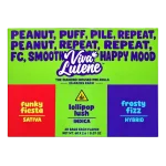 Viva La Hemp Happy Mood THC Diamond Prerolls 2G-60CT - Funky Feista/Sativa-Lollipop Lush/Indica-Frosty Fizz/Hybrid