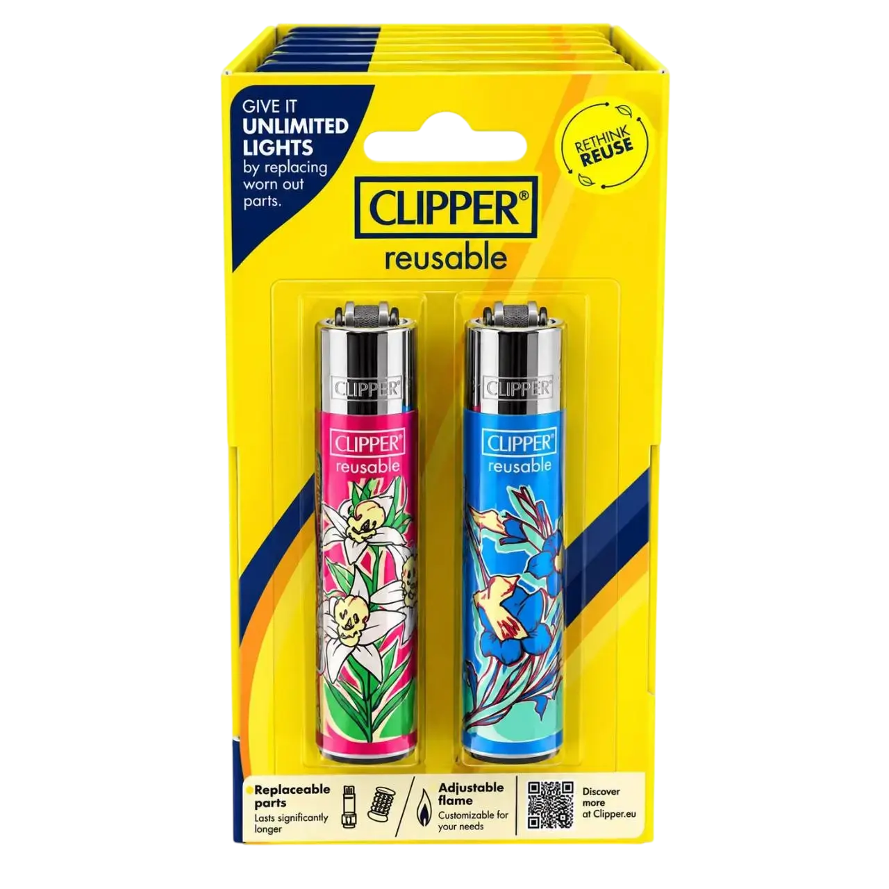 Clippers Assorted Lighters 2CT Clippers Assorted Lighters 2CT