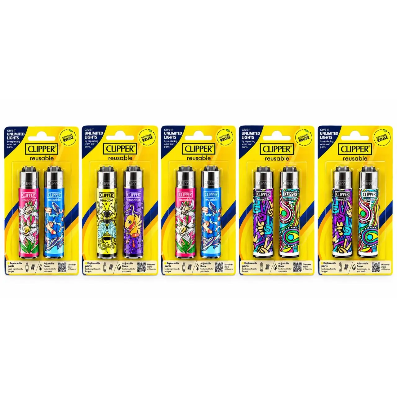 Clippers Assorted Lighters 2CT Clippers Assorted Lighters 2CT