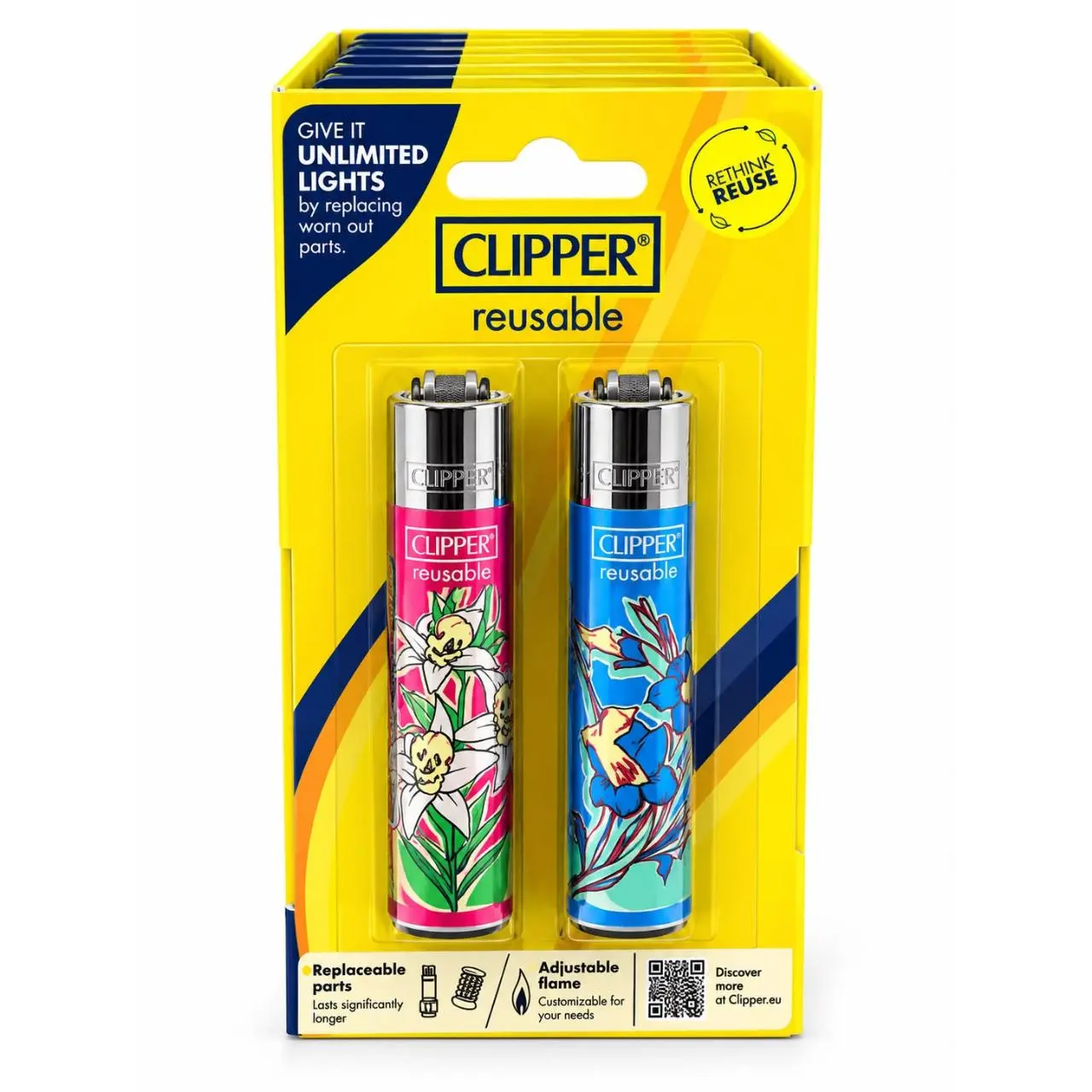 Clippers Assorted Lighters 2CT Clippers Assorted Lighters 2CT