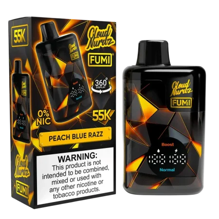 FUMI X CLOUD NURDZ Zero Nicotine 55K Puff Disposable