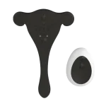 The Pleasure Company Daydream Remote Vibrating Panty Set - Black